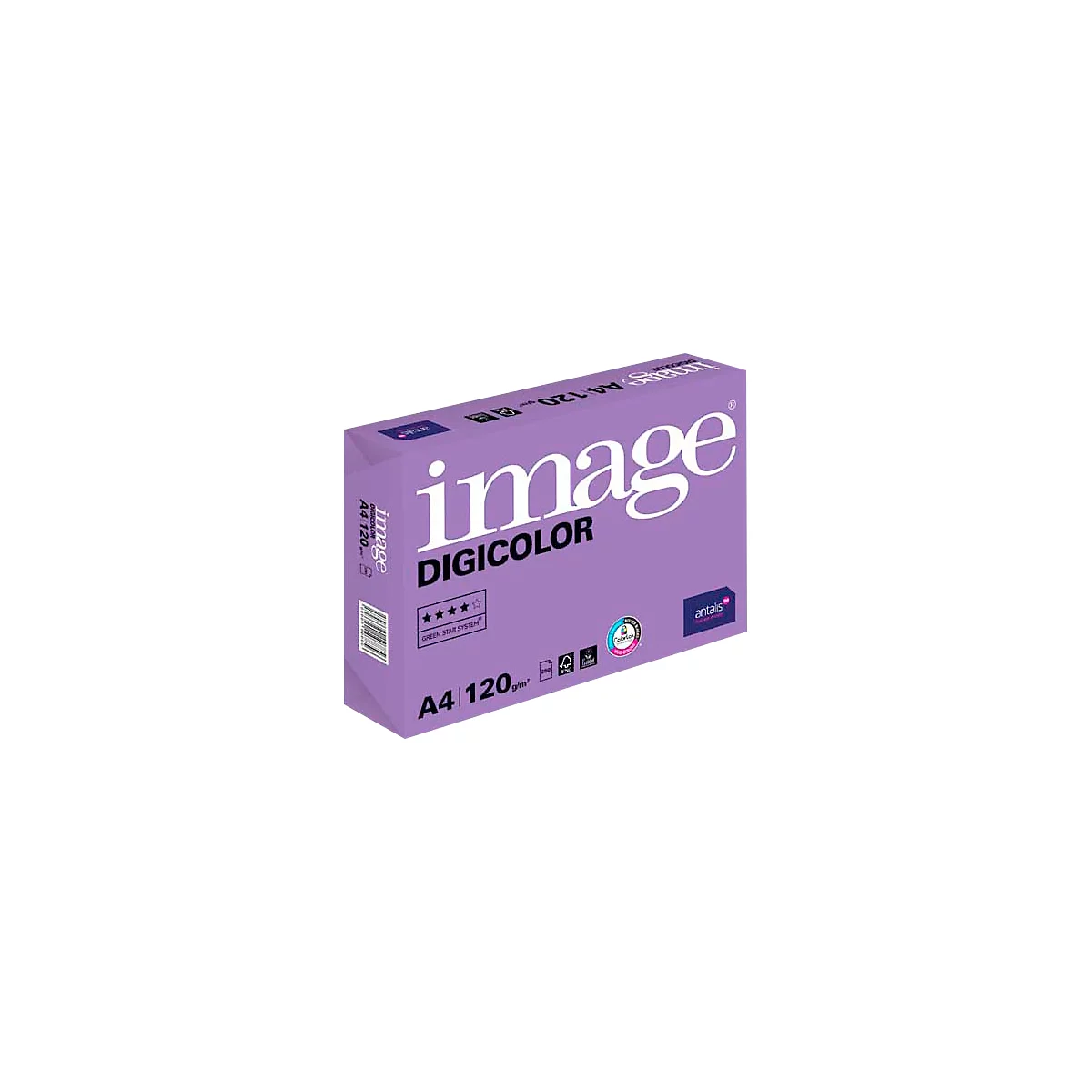Antalis Image Digicolor Kopierpapier, 120 g/m², DIN A4, 1 Pack à 250 Blatt, weiss