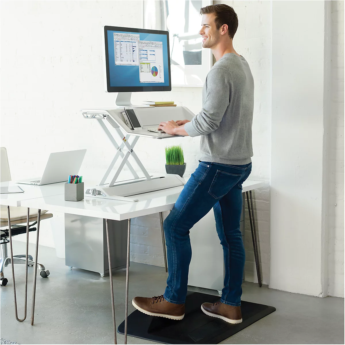 Anti-Ermüdungs-Matte ActiveFusion Fellowes in Schwarz