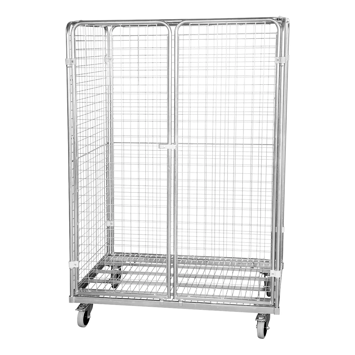 Antidiefstal rolcontainer, staal, Euro-maat, 800 x 1200 x 1820 mm