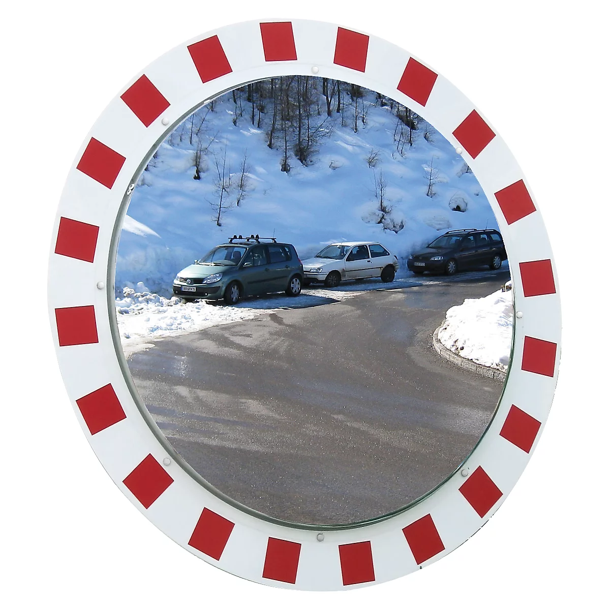 Antifrost-/Antibeschlag-Verkehrsspiegel Vialux, rund