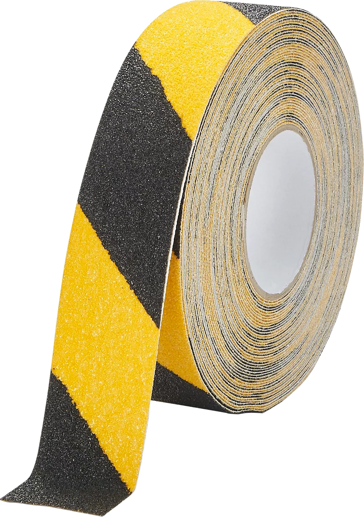 Antirutschband Durable Duraline Grip+ color, für Innen & Außen DIN 51130, selbstklebend, grobkörnige Beschichtung, 1 Rolle mit L 15 m x B 50 mm, schwarz-gelb