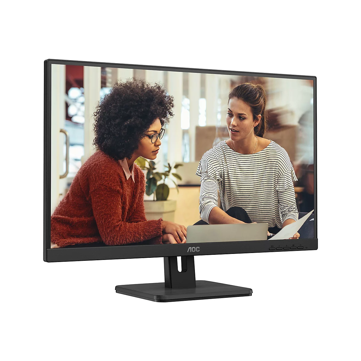 AOC Essential-line 24E3UM/BK - LED-Monitor - 60.5 cm (24') - 1920 x 1080 Full HD (1080p) @ 75 Hz - VA - 300 cd/m²