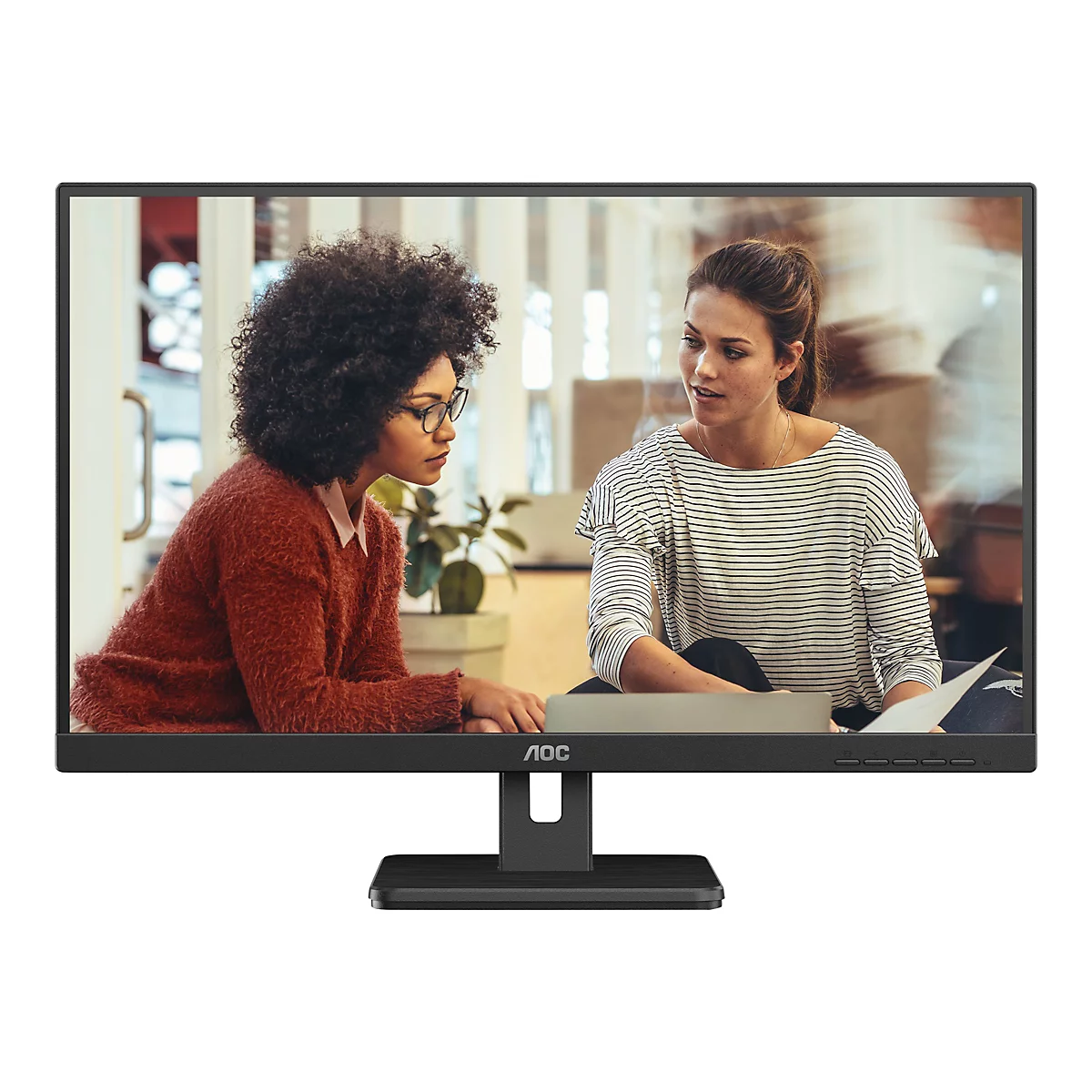 AOC Essential-line 24E3UM/BK - LED-Monitor - 60.5 cm (24') - 1920 x 1080 Full HD (1080p) @ 75 Hz - VA - 300 cd/m²