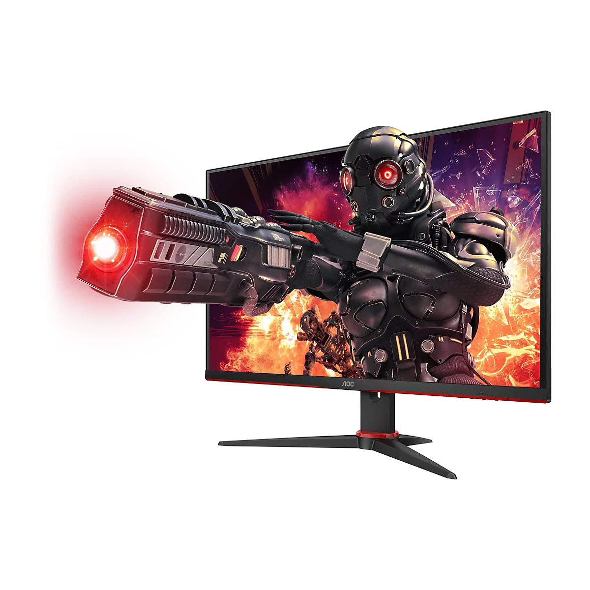 AOC Gaming 24G2ZE/BK - LED-Monitor - 60.5 cm (23.8') - 1920 x 1080 Full HD (1080p) @ 240 Hz - IPS - 350 cd/m²