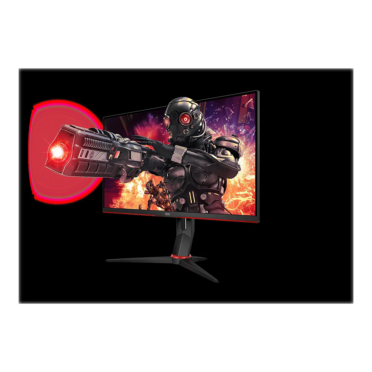 AOC Gaming 24G2ZE/BK - LED-Monitor - 60.5 cm (23.8') - 1920 x 1080 Full HD (1080p) @ 240 Hz - IPS - 350 cd/m²