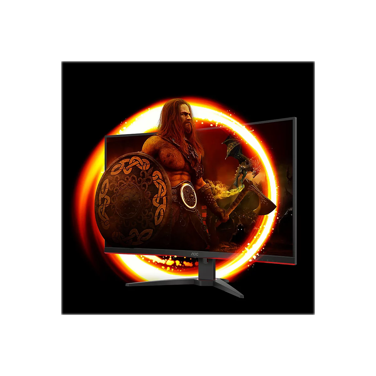 AOC Gaming C32G2ZE - LED-Monitor - Gaming - gebogen - 81.3 cm (32') (31.5' sichtbar) - 1920 x 1080 Full HD (1080p) @ 240 Hz