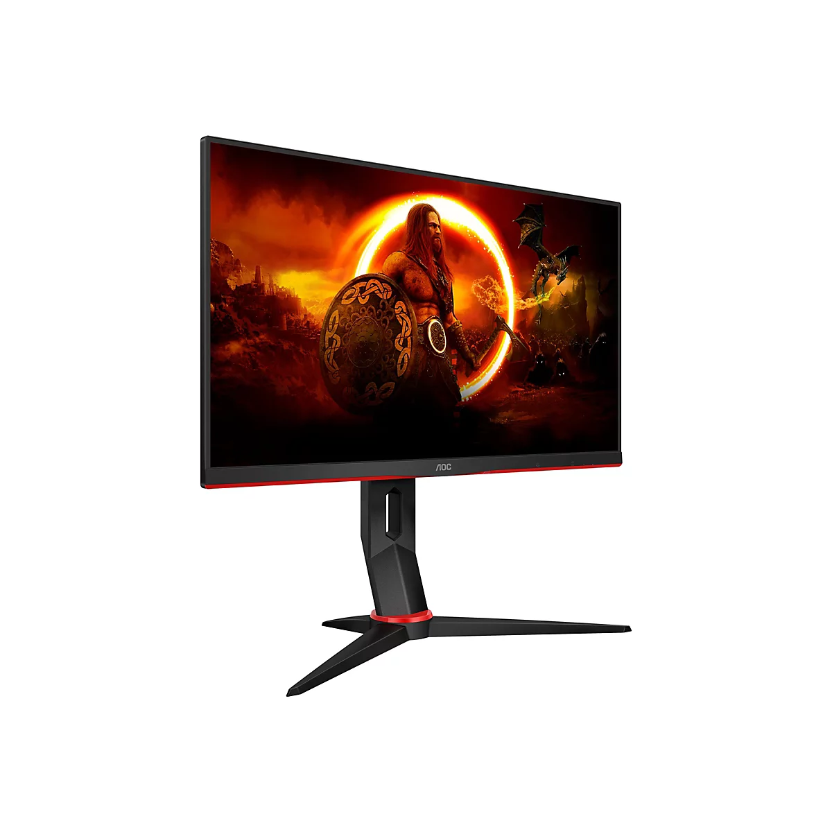 AOC Gaming Q24G2A/BK - LED-Monitor - Gaming - 61 cm (24') (23.8' sichtbar) - 2560 x 1440 QHD @ 165 Hz - IPS