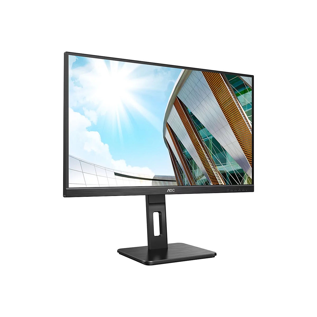 AOC Q27P2Q - LED-Monitor - 68.6 cm (27') - 2560 x 1440 QHD @ 75 Hz - IPS - 300 cd/m²