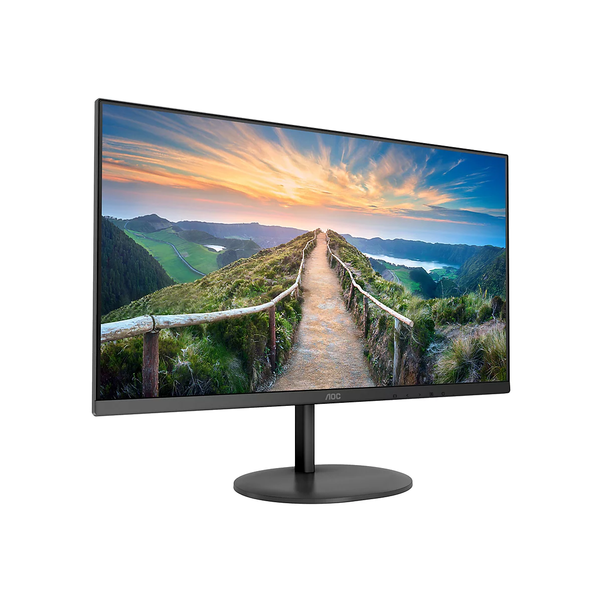 AOC Q27V4EA - LED-Monitor - 68.6 cm (27') - 2560 x 1440 QHD @ 75 Hz - IPS - 250 cd/m²