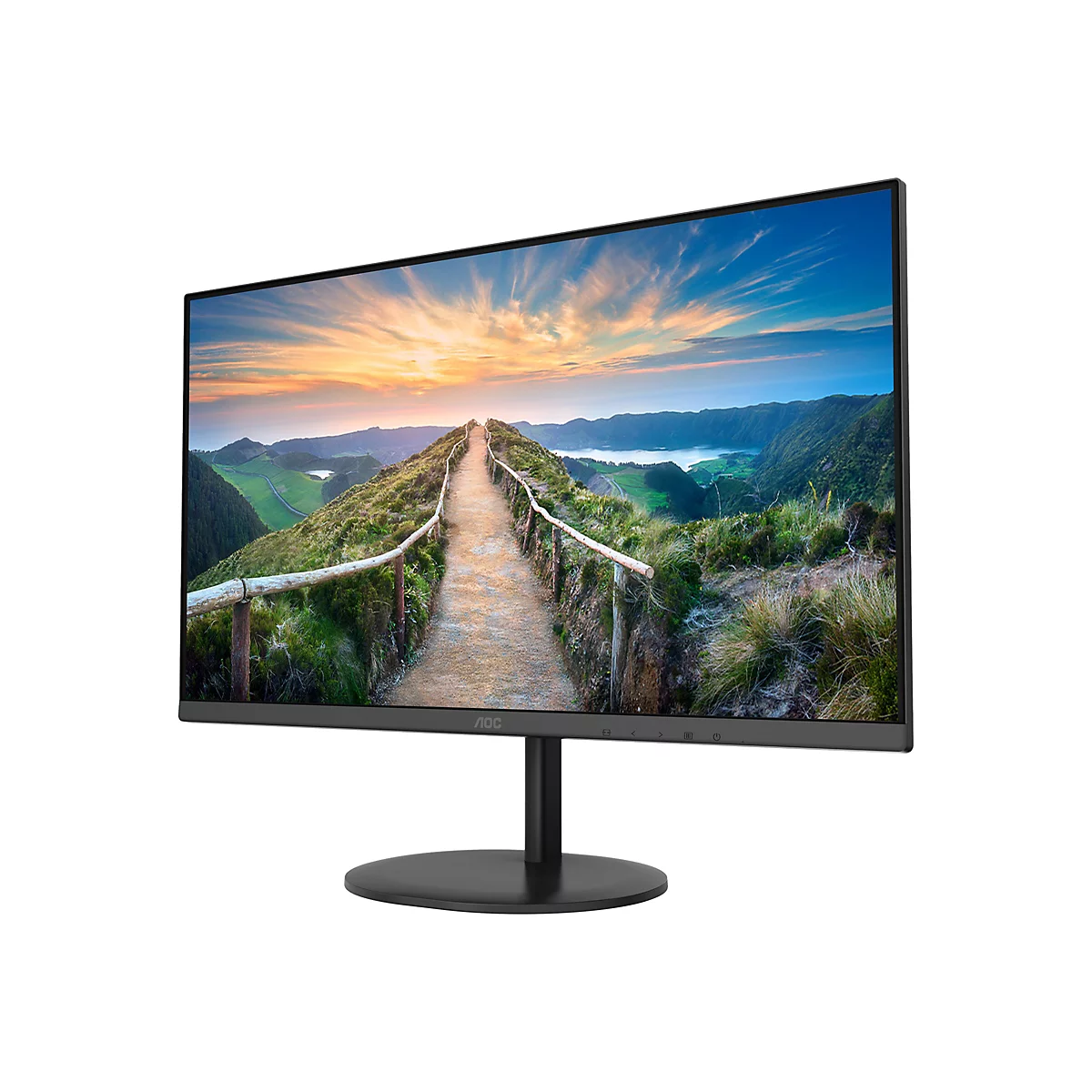 AOC Q27V4EA - LED-Monitor - 68.6 cm (27') - 2560 x 1440 QHD @ 75 Hz - IPS - 250 cd/m²