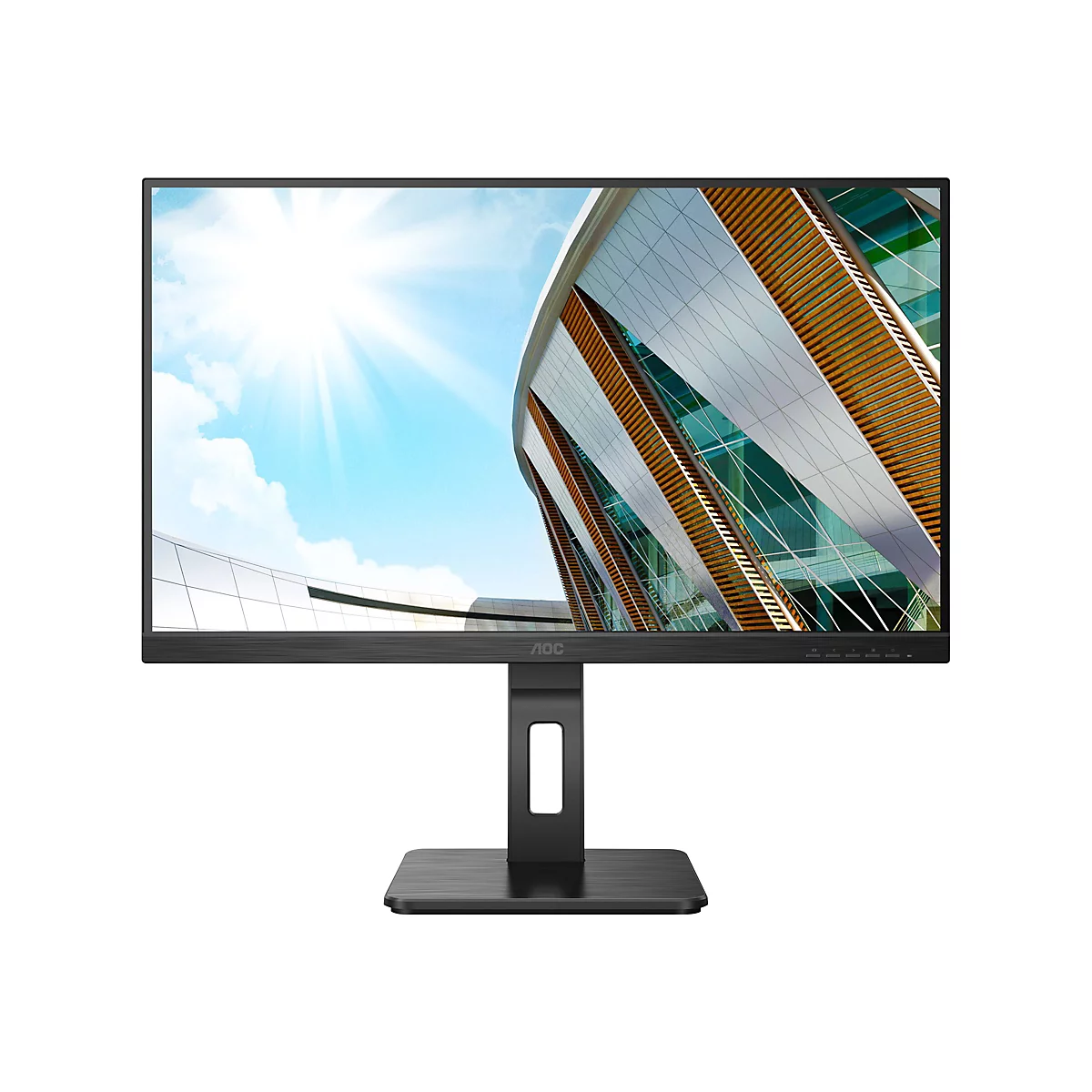 AOC U27P2 - LED-Monitor - 68.4 cm (27') - 3840 x 2160 4K UHD (2160p) @ 60 Hz - IPS - 350 cd/m²