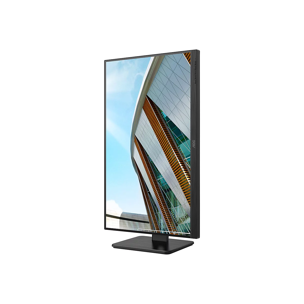 AOC U27P2 - LED-Monitor - 68.4 cm (27') - 3840 x 2160 4K UHD (2160p) @ 60 Hz - IPS - 350 cd/m²