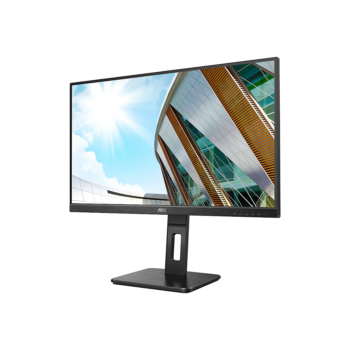 AOC U27P2 - LED-Monitor - 68.4 cm (27') - 3840 x 2160 4K UHD (2160p) @ 60 Hz - IPS - 350 cd/m²