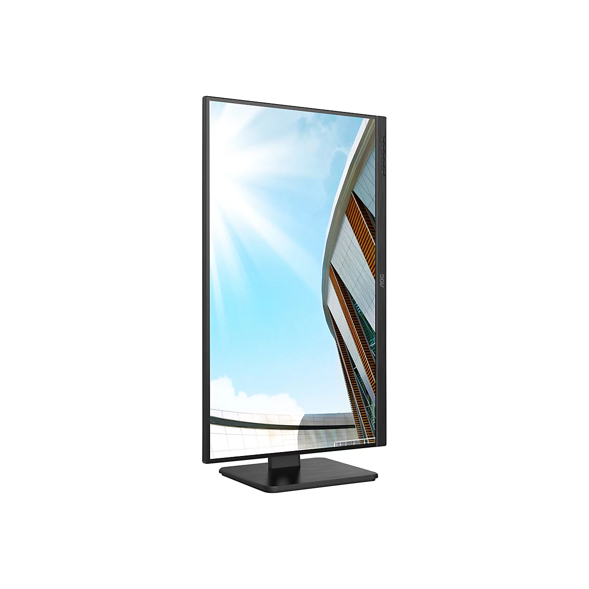 AOC U27P2 - LED-Monitor - 68.4 cm (27') - 3840 x 2160 4K UHD (2160p) @ 60 Hz - IPS - 350 cd/m²