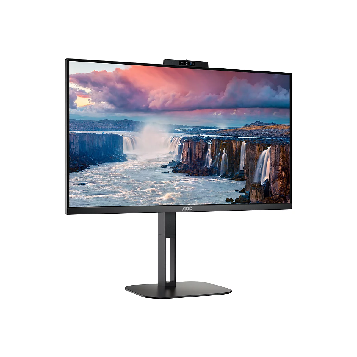 AOC Value-line 24V5CW/BK - V5 series - LED-Monitor - 61 cm (24') (23.8' sichtbar) - 1920 x 1080 Full HD (1080p) @ 75 Hz - IPS