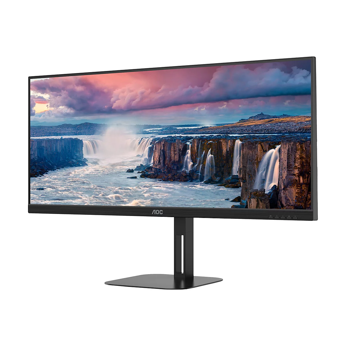 AOC Value-line U34V5C/BK - V5 series - LED-Monitor - 86.4 cm (34') - 3440 x 1440 WQHD @ 100 Hz - VA