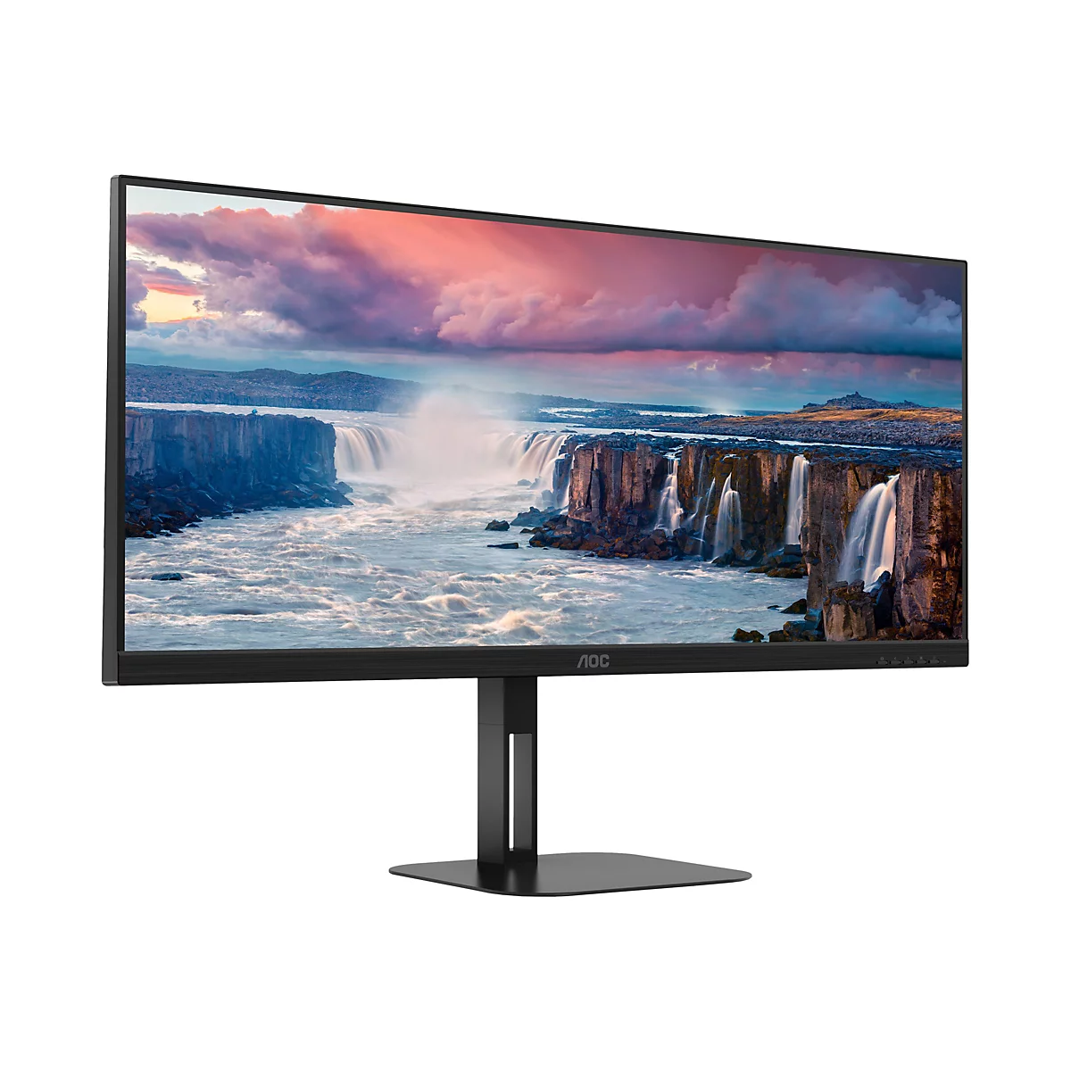 AOC Value-line U34V5C/BK - V5 series - LED-Monitor - 86.4 cm (34') - 3440 x 1440 WQHD @ 100 Hz - VA