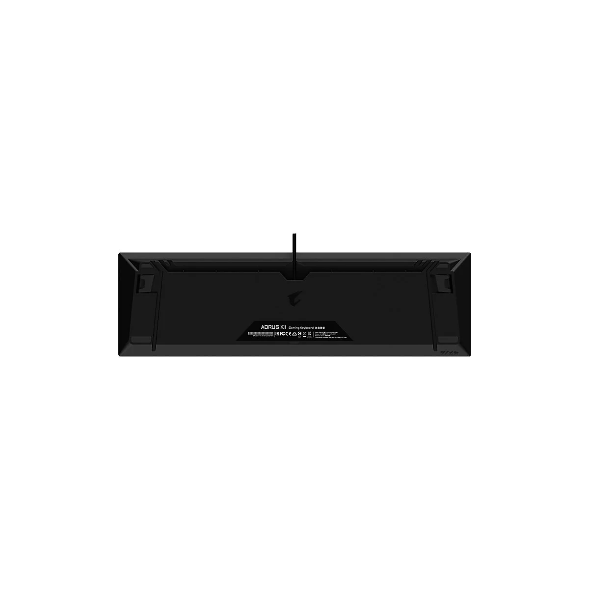 AORUS K1 - Tastatur - Hintergrundbeleuchtung - USB - Tastenschalter: CHERRY MX Red