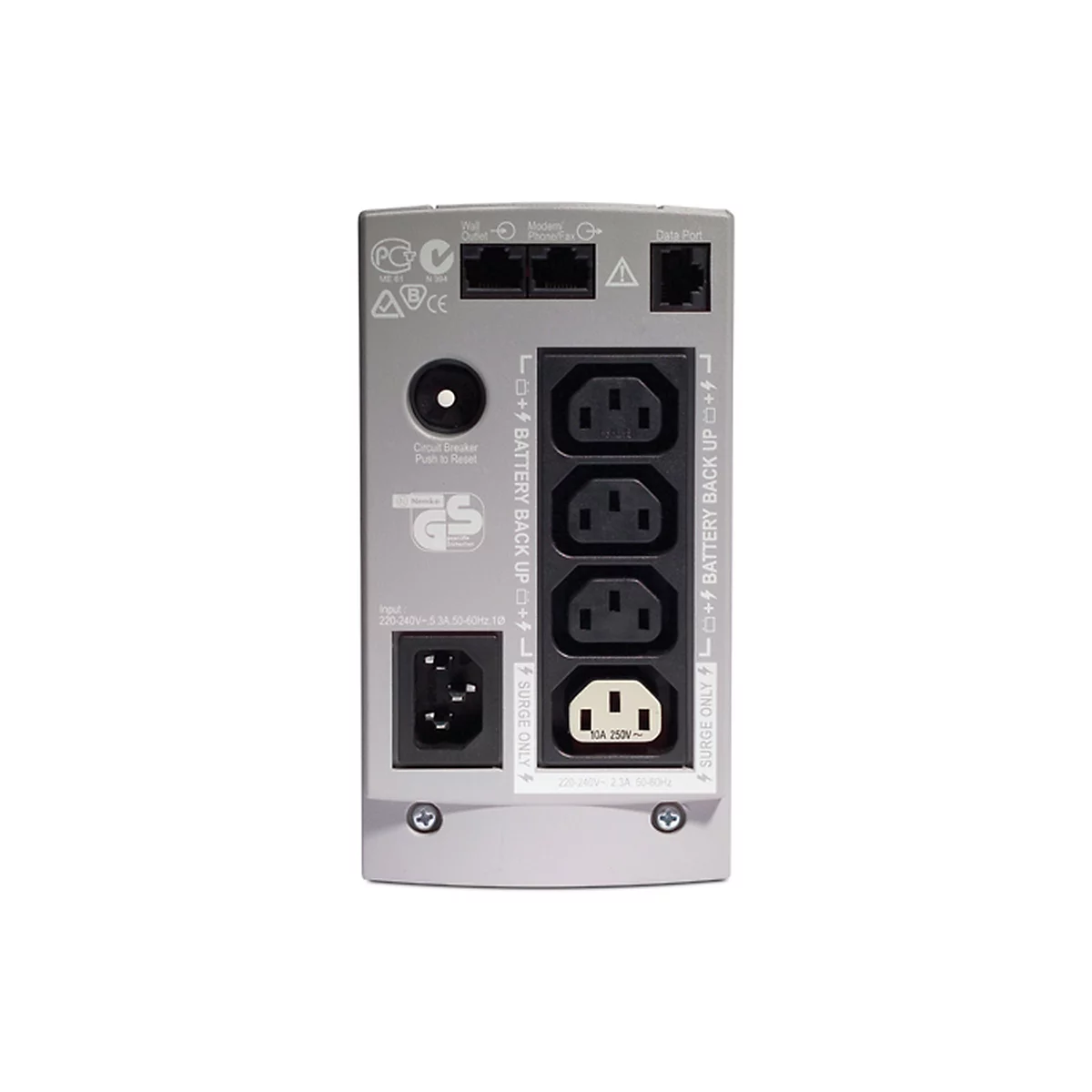 APC Back-UPS CS 350 - USV - 210 Watt - 350 VA