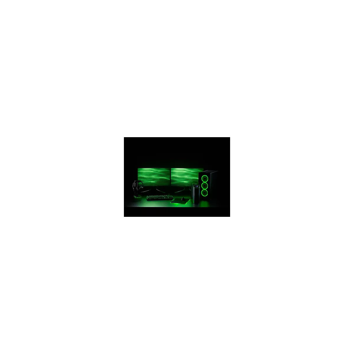 APC Back-UPS Pro - USV - Tower, RGB-Leuchten - Wechselstrom 230 V - 1320 Watt - 2200 VA