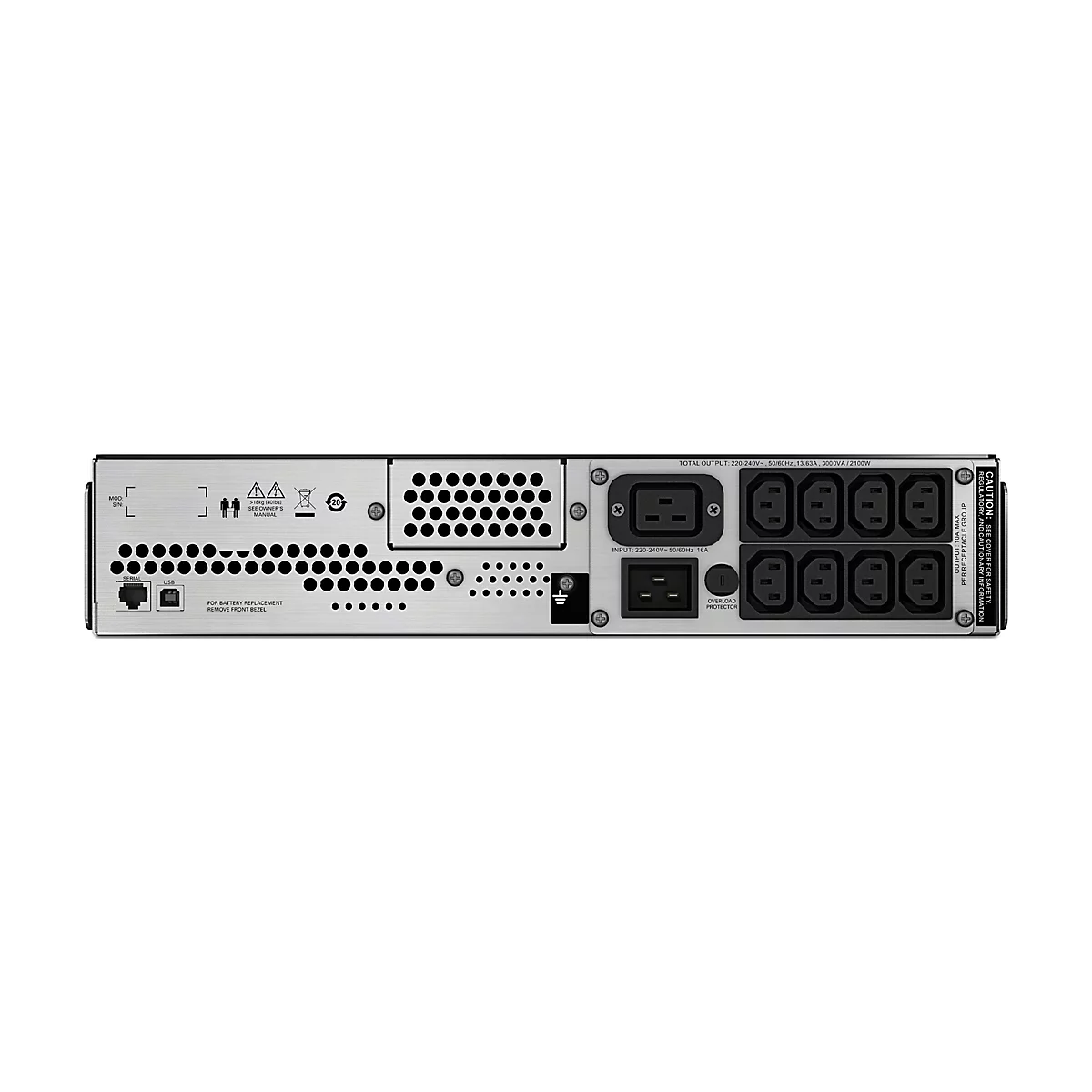 APC Smart-UPS C 3000VA LCD - USV (Rack - einbaufähig) - Wechselstrom 230 V - 2100 Watt - 3000 VA
