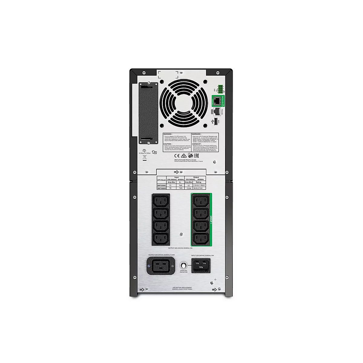 APC Smart-UPS SMT2200IC - USV - 1980 Watt - 2200 VA - Bleisäure - mit APC SmartConnect