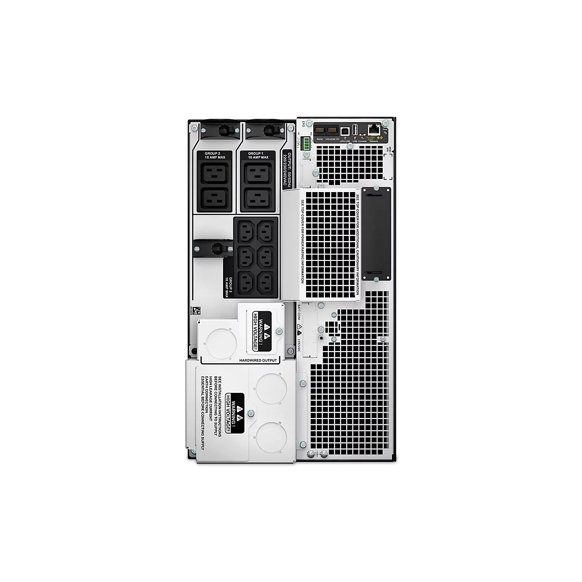 APC Smart-UPS SRT 8000VA - USV (in Rack montierbar/extern) - Wechselstrom 230 V - 8000 Watt - 8000 VA - Ethernet 10/100, USB