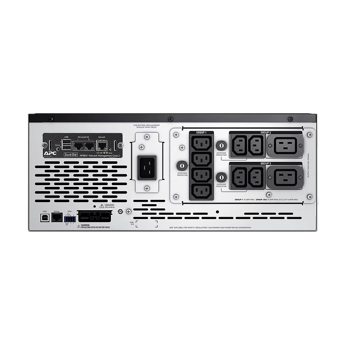 APC Smart-UPS X 3000 Rack/Tower LCD - USV (in Rack montierbar/extern) - Wechselstrom 230 V - 2700 Watt - 3000 VA - Ethernet 10/100, RS-232, USB