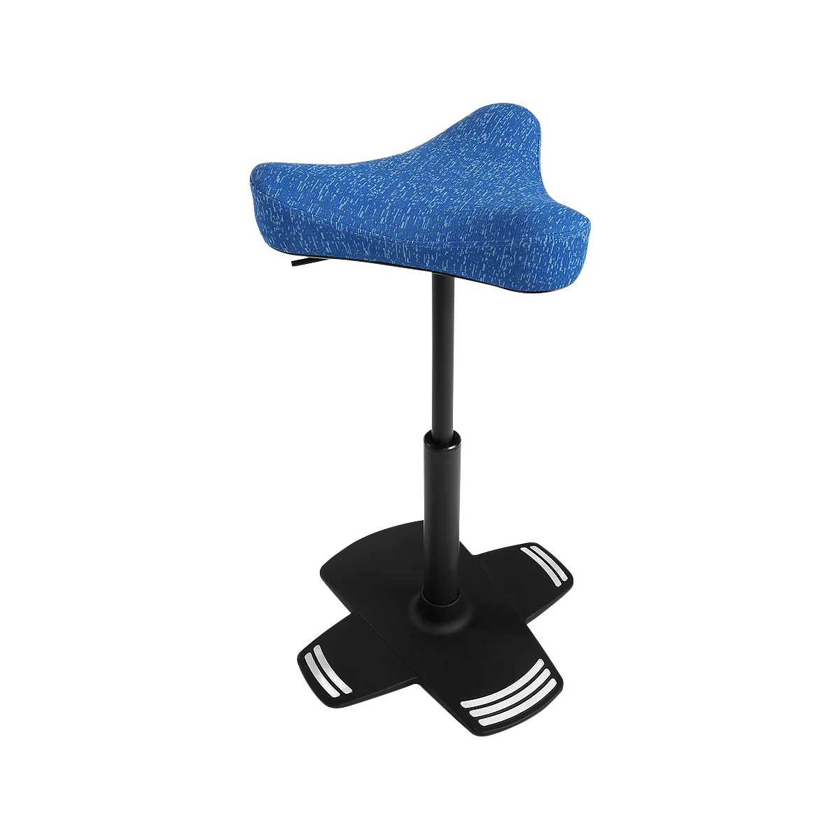 Apoyo de pie Topstar Sitness Falcon, móvil hacia todos los lados, altura del asiento regulable, azul