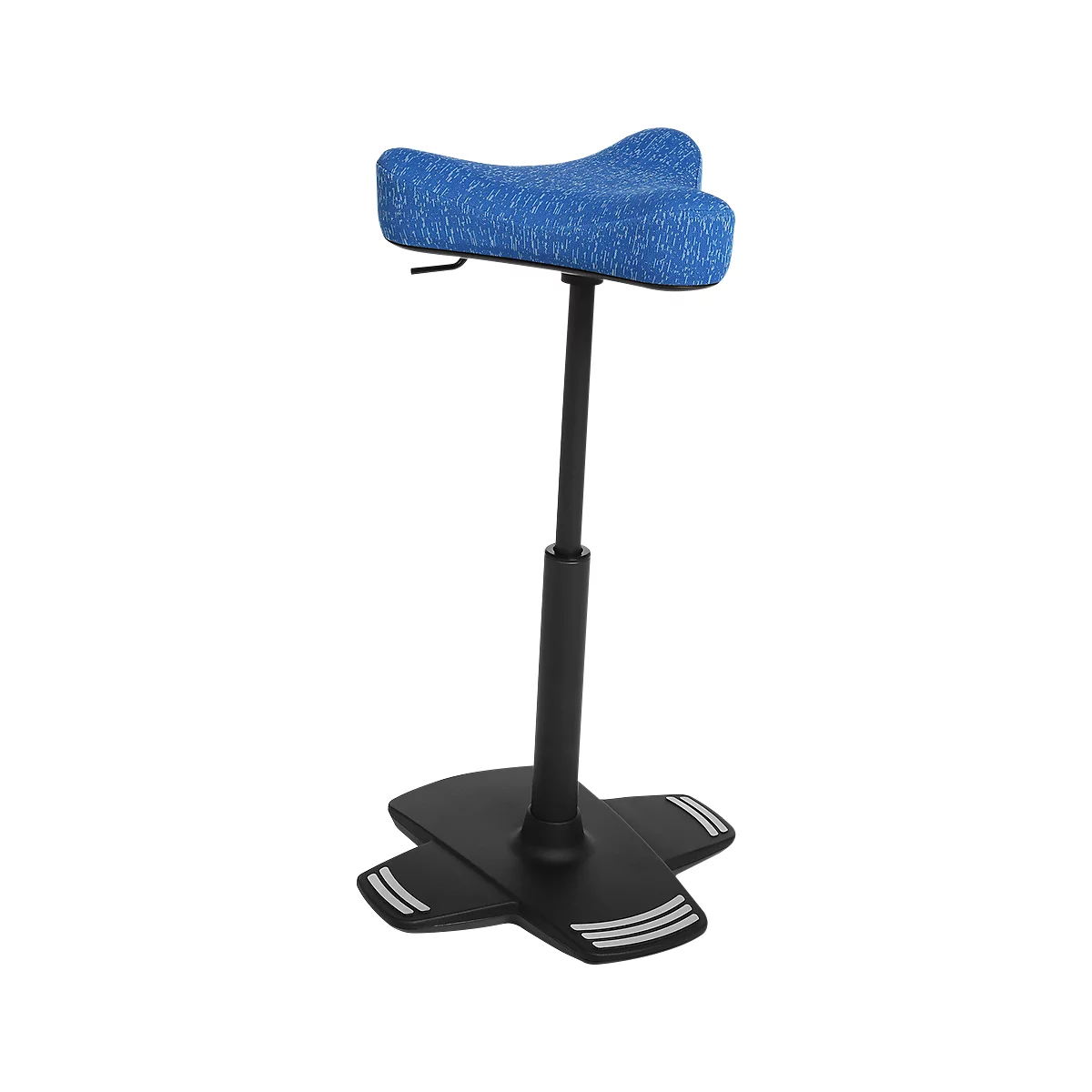 Apoyo de pie Topstar Sitness Falcon, móvil hacia todos los lados, altura del asiento regulable, azul