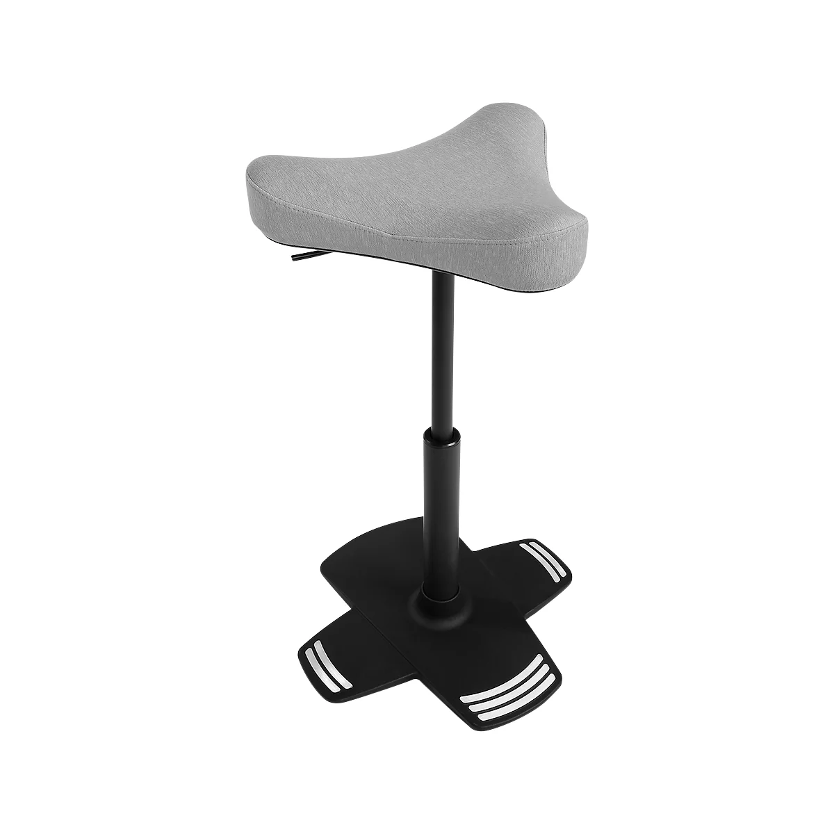 Apoyo de pie Topstar Sitness Falcon, móvil hacia todos los lados, altura del asiento regulable, gris