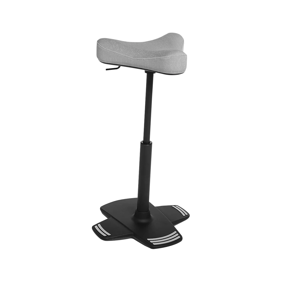 Apoyo de pie Topstar Sitness Falcon, móvil hacia todos los lados, altura del asiento regulable, gris