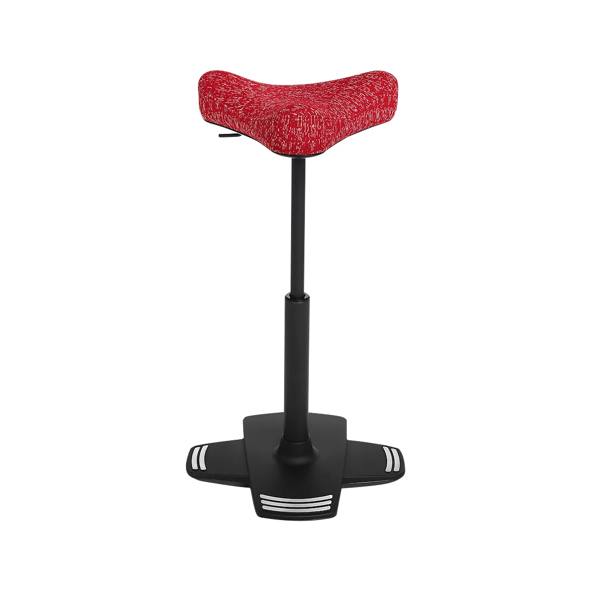 Apoyo de pie Topstar Sitness Falcon, móvil hacia todos los lados, altura del asiento regulable, rojo