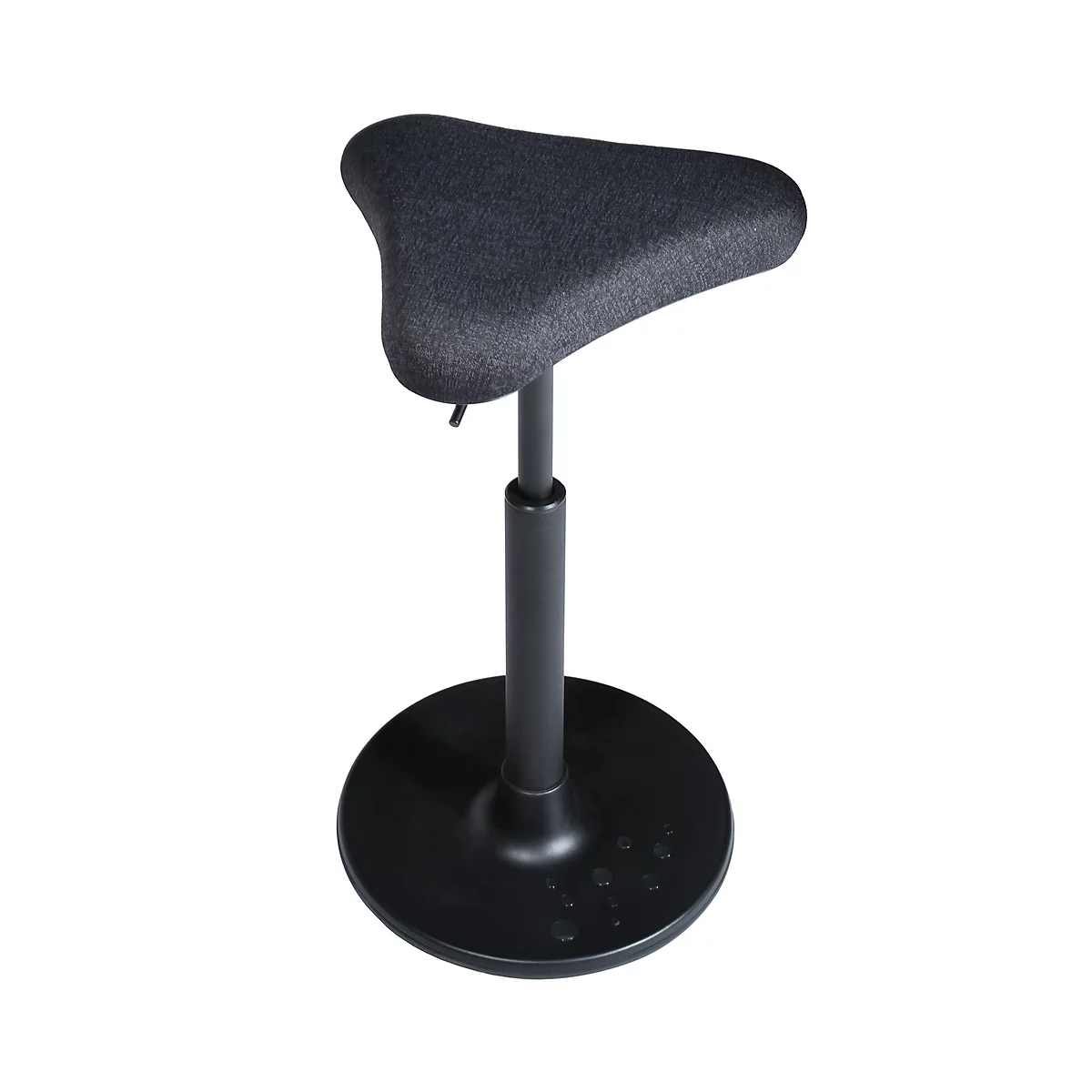 Apoyo de pie Topstar Sitness H1, ajustable en altura, giratorio 360°, postura dinámica sentada/de pie, negro/negro