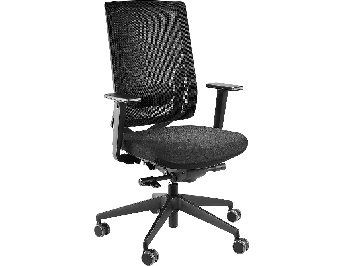 Apoyo lumbar para silla de oficina SSI Project OI 2530, L 350 x An 350 mm, regulable en altura/profundidad, integrado