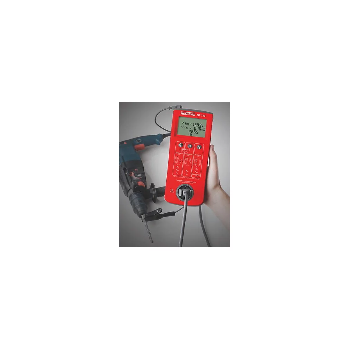 Apparaattester ST 710 2500 testpunten/met testunit/testkabel