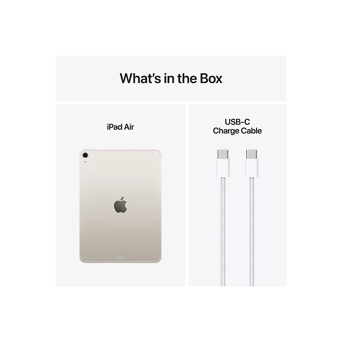 Apple 11-inch iPad Air M3 Wi-Fi + Cellular - Tablet - 256 GB - 27.9 cm (11') IPS (2360 x 1640) - 3G, 4G, 5G - Starlight