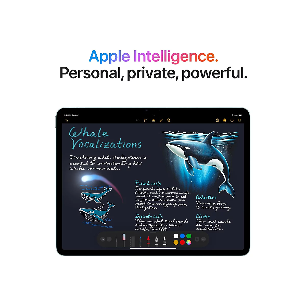 Apple 11-inch iPad Air M3 Wi-Fi - Tablet - 128 GB - 27.9 cm (11') IPS (2360 x 1640) - Blau