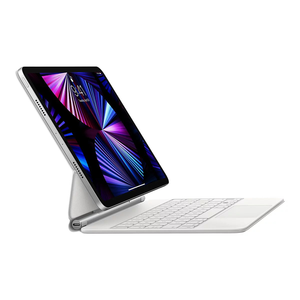 Apple Magic Keyboard - clavier et étui - avec trackpad - QWERTY - Anglais international - blanc