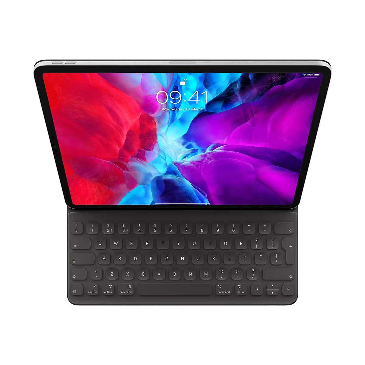 Apple Smart - Tastatur und Foliohülle - Apple Smart connector - QWERTY - GB - für 12.9-inch iPad Pro (3. Generation, 4. Generation, 5. Generation, 6. Generation)
