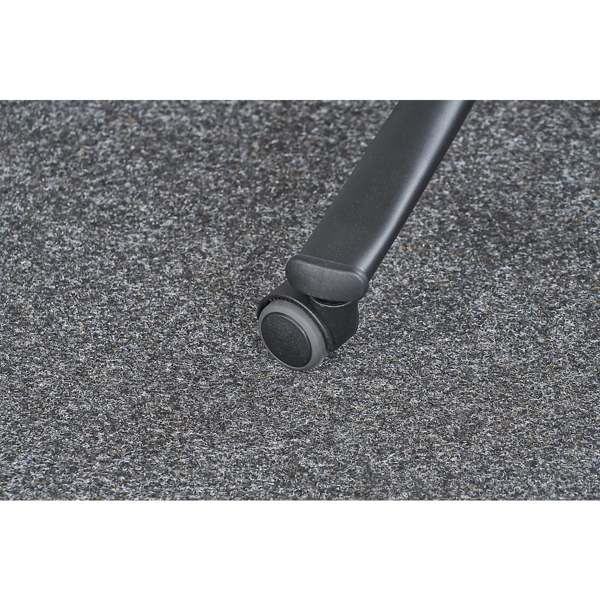 Arbeitsstuhl COUNTER Basic, Sitz-Stopp-Rollen, anthrazit