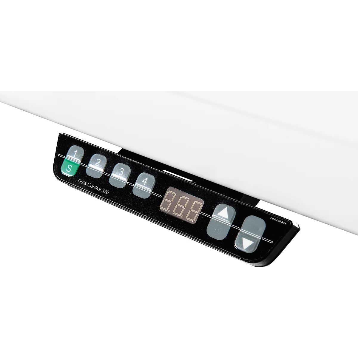 Arbeitstisch Ergo, Elektro-Hydraulik, Platte Multiplex, 1750 x 800 mm, lichtgrau