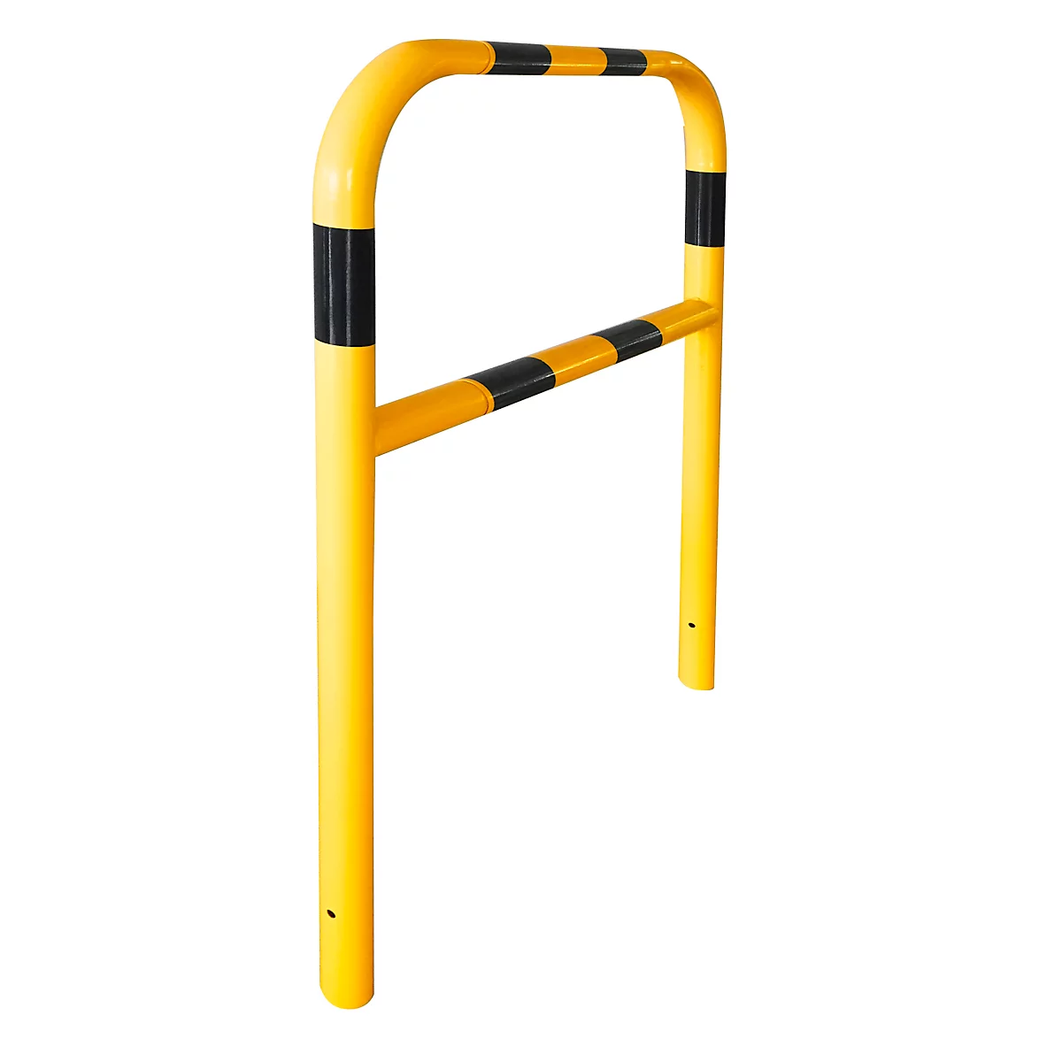 Arceau de protection, à bétonner, L 1000 mm, jaune/noir