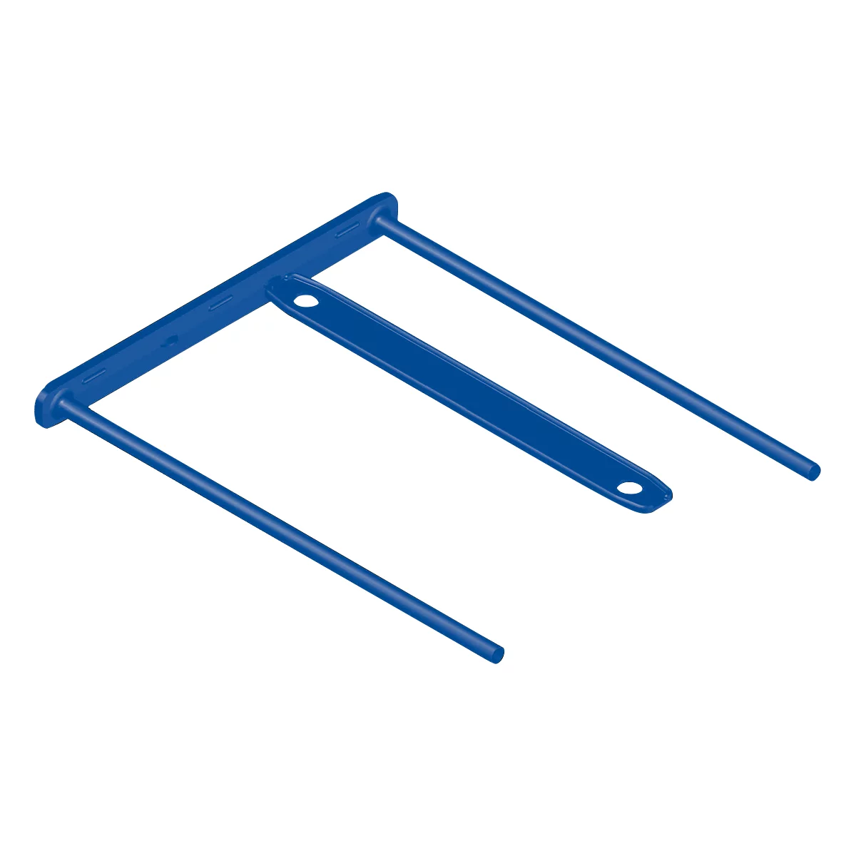 Archiefclip Bankers Box BBD-Clip, met 50 blanco labels, 100 stuks, blauw