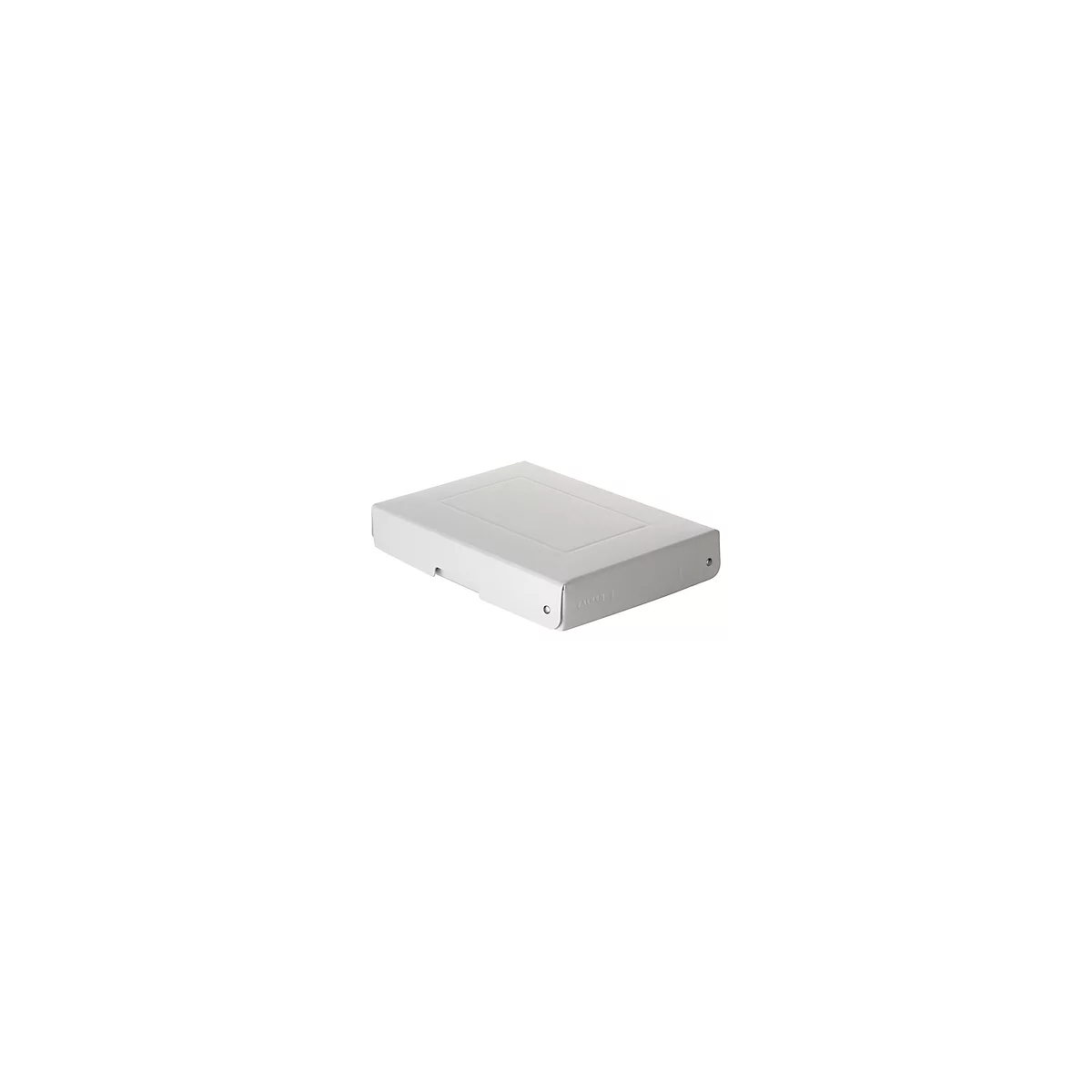 Archiefdoos Falken PureBox PRO A5, voor maximaal 500 vel, DIN ISO 16245-A, met etiketveld, L 250 x B 180 x vulhoogte 40 mm, FSC® karton, wit
