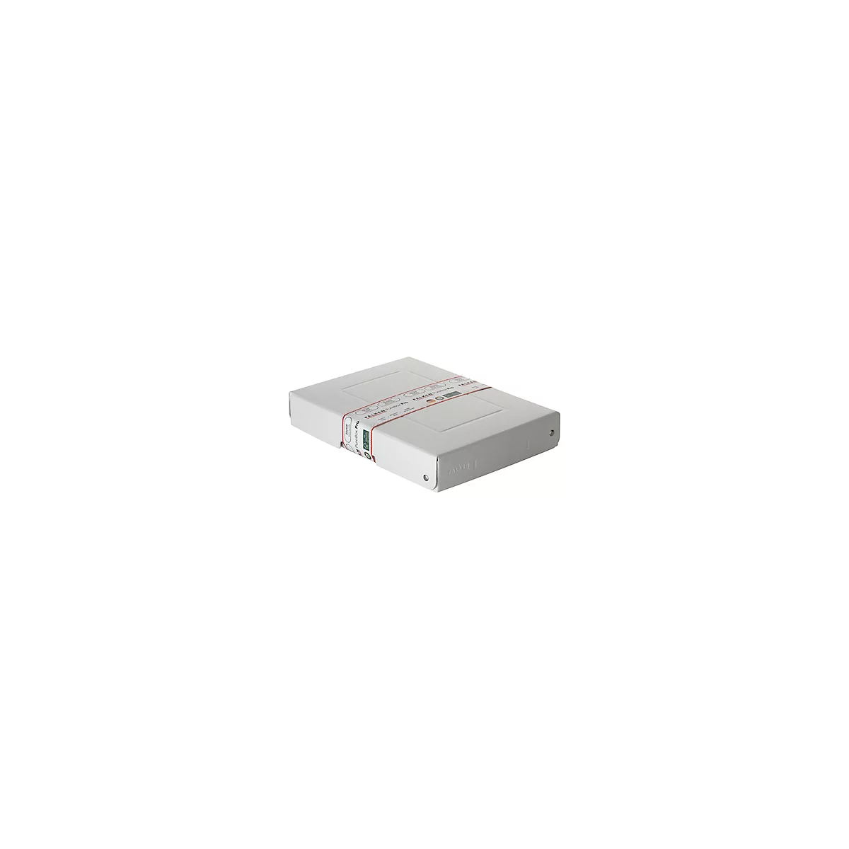 Archiefdoos Falken PureBox PRO A5, voor maximaal 500 vel, DIN ISO 16245-A, met etiketveld, L 250 x B 180 x vulhoogte 40 mm, FSC® karton, wit