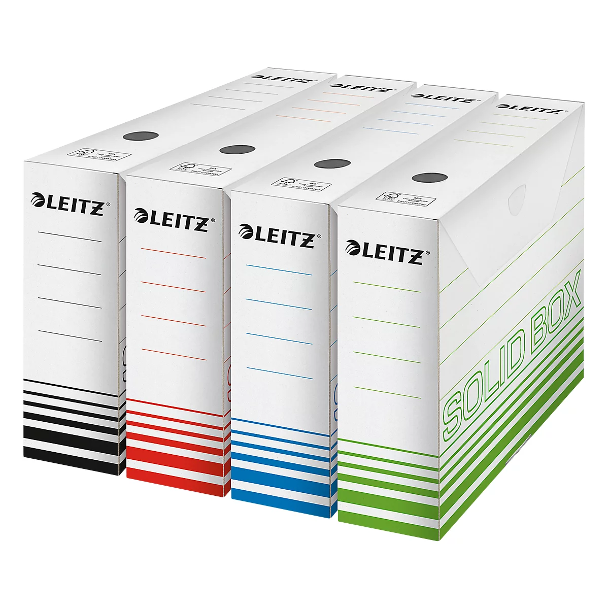 Archiefdozen Leitz - rug 80 mm - 10 stuks