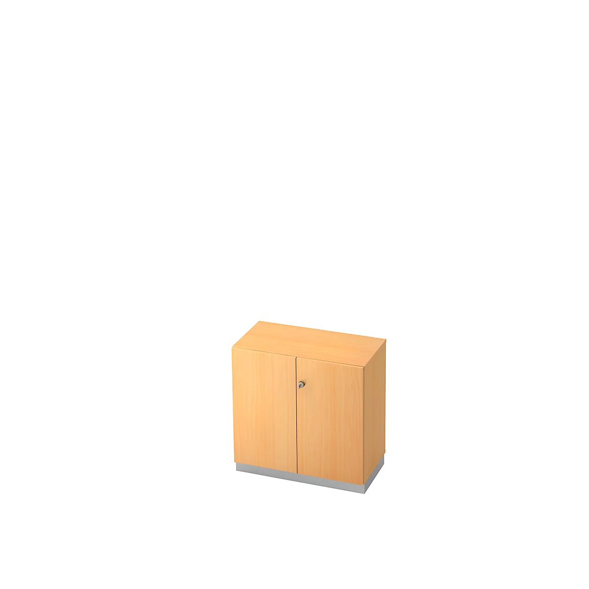 Archiefkast, 2 ordnerhoogten, B 800 x D 420 mm, beukenpatroon