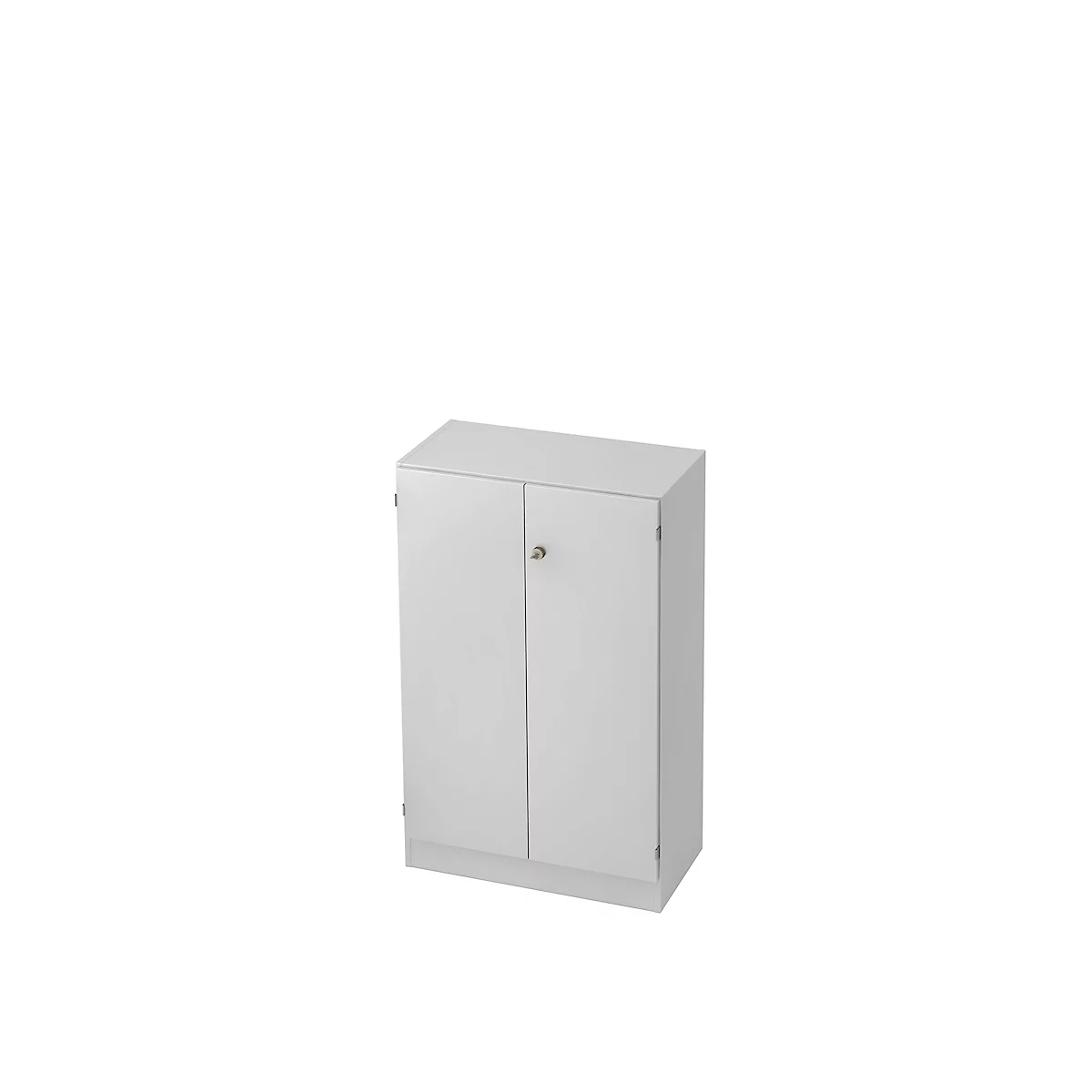 Archiefkast, 3 ordnerhoogten, B 800 x D 420 x H 1270 mm, afsluitbaar, lichtgrijs