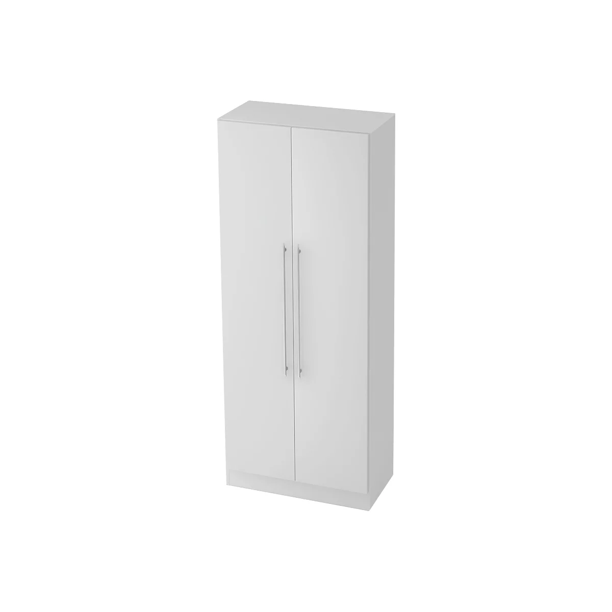 Archiefkast 5 ordnerhoogten, B 800 x D 420 x H 2004 mm, lichtgrijs